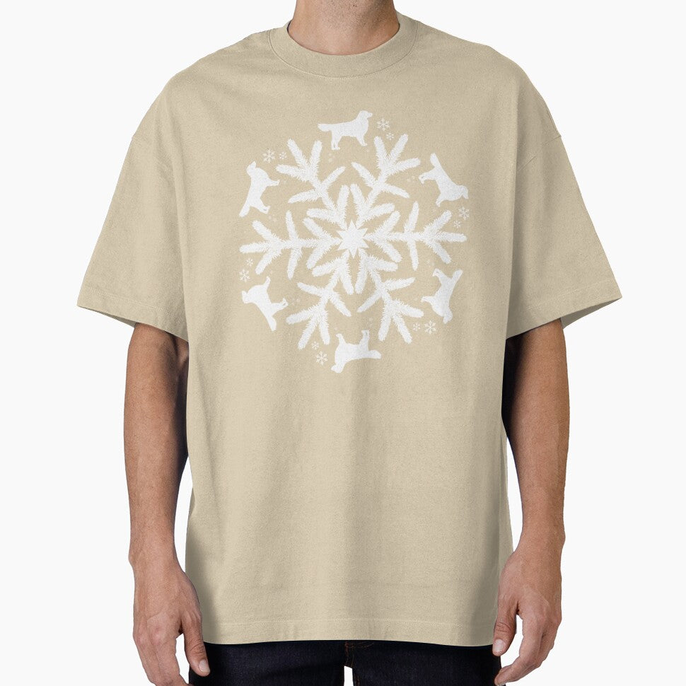 Christmas Golden Retriever Gift Snowflake Golden Retriever by NiceStore095 T-Shirts, Hoodie, Sweatshirt (Image 1)