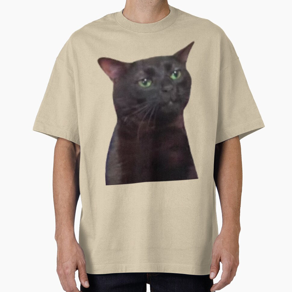 Black cat meme zoning out by Meme_shop