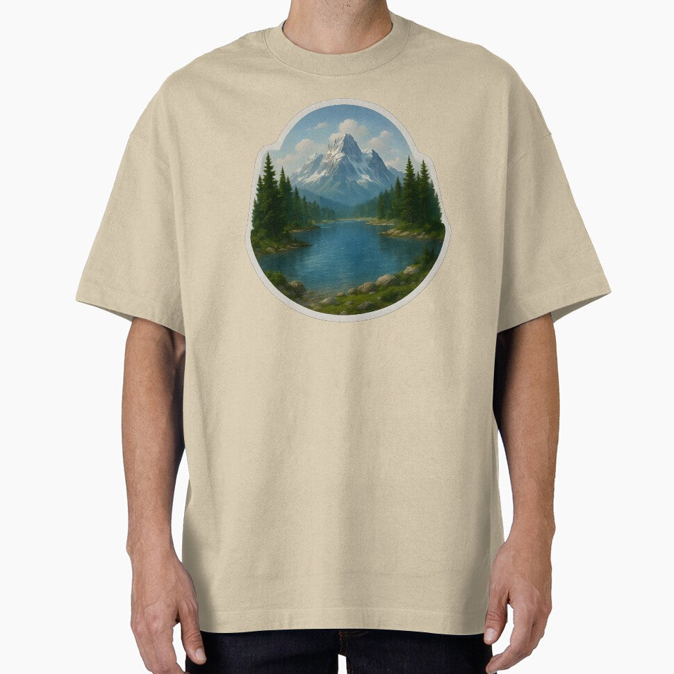 Mountain Lake View by Yomere T-Shirts, Hoodie, Sweatshirt | BlankRebels.com (Image 1)