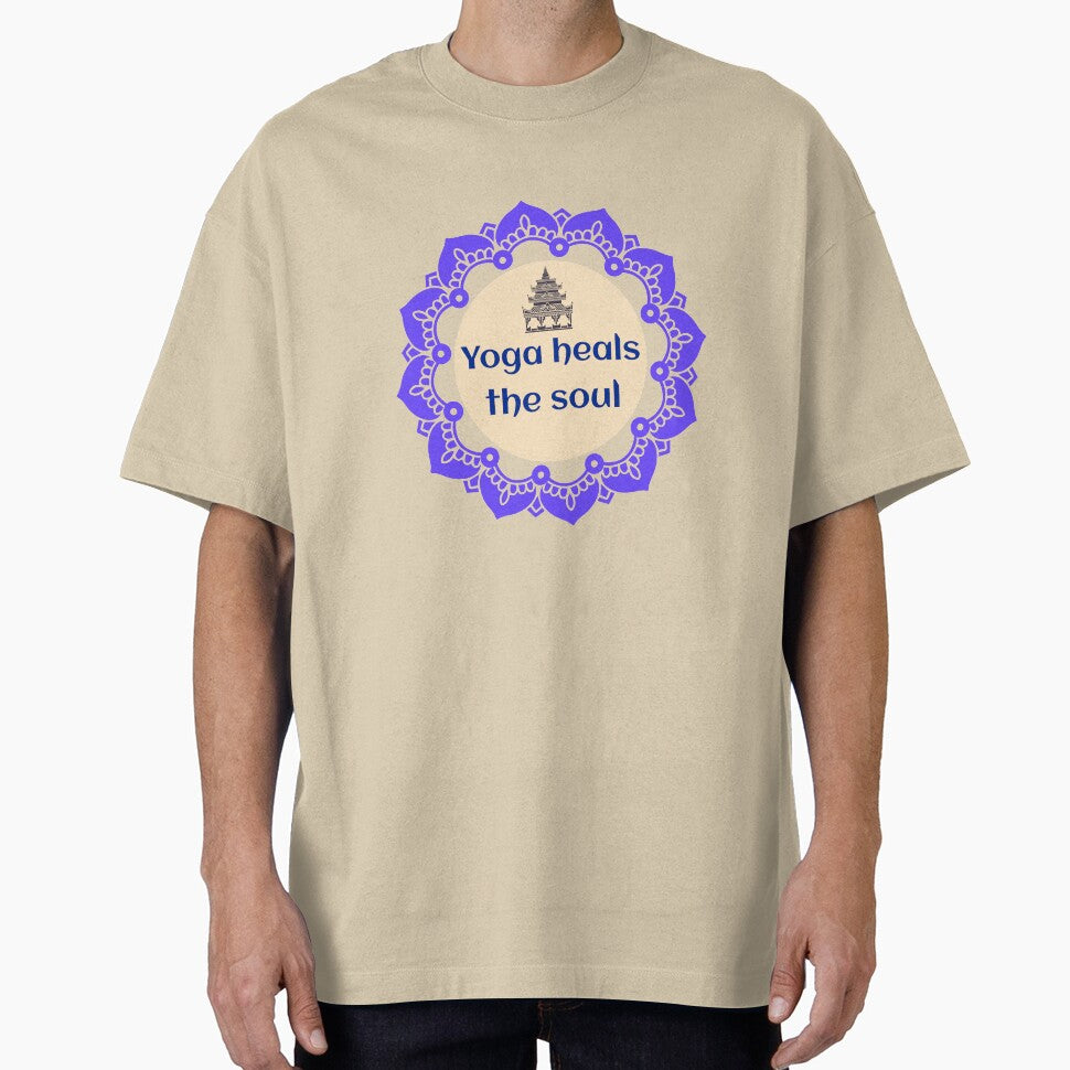Yoga Heals The Soul / Namaste / Yoga Design / Meditation / Yoga Lover by RedBoyShop