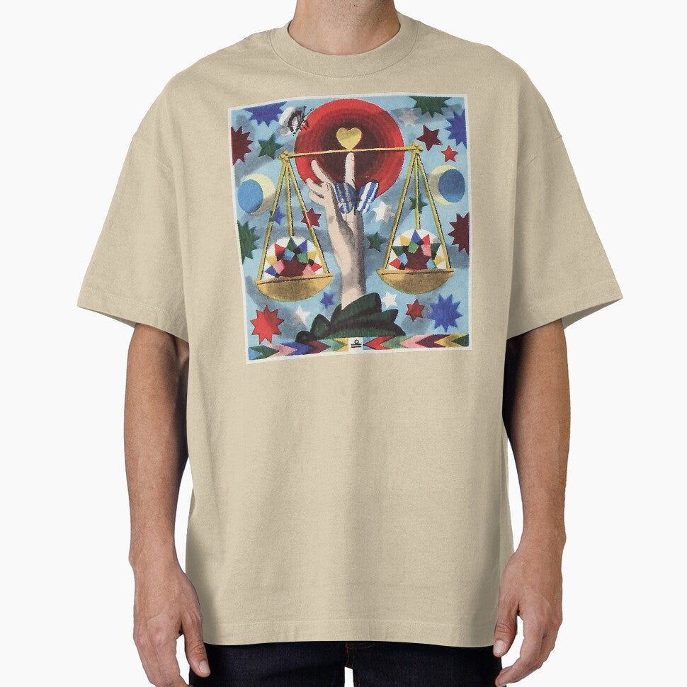 Libra Stamp Illustration | Vintage Astrology Zodiac Sign by deepwebtshirts T-Shirts, Hoodie, Sweatshirt (Image 1)
