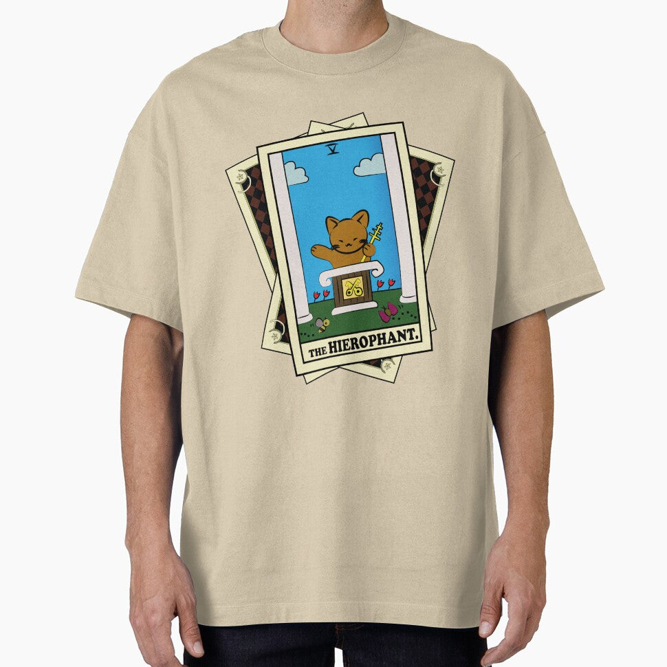 TAROT CARDS DECK | THE HIEROPHANT. | FORTUNE CAT by FalconLifeStore T-Shirts, Hoodie, Sweatshirt | BlankRebels.com (Image 1)