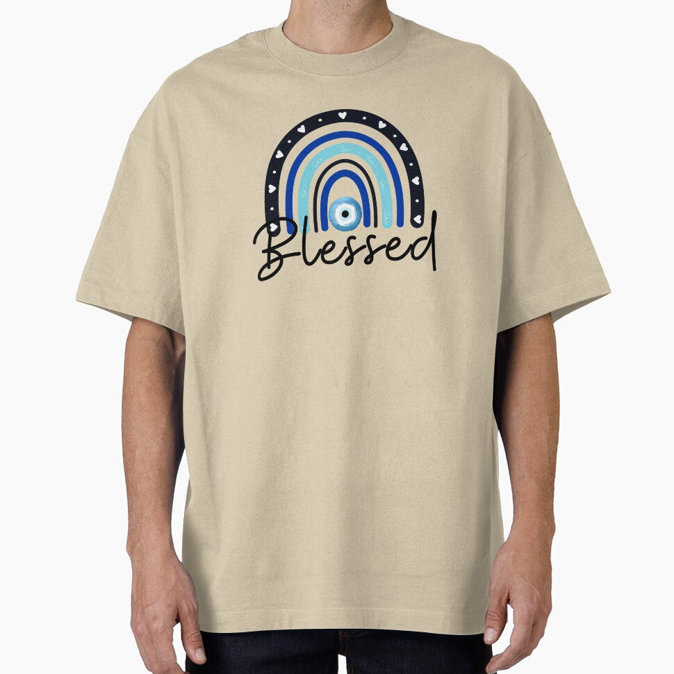 Evil Eye Rainbow Blessed by For Little Monkeys T-Shirts, Hoodie, Sweatshirt | BlankRebels.com (Image 1)