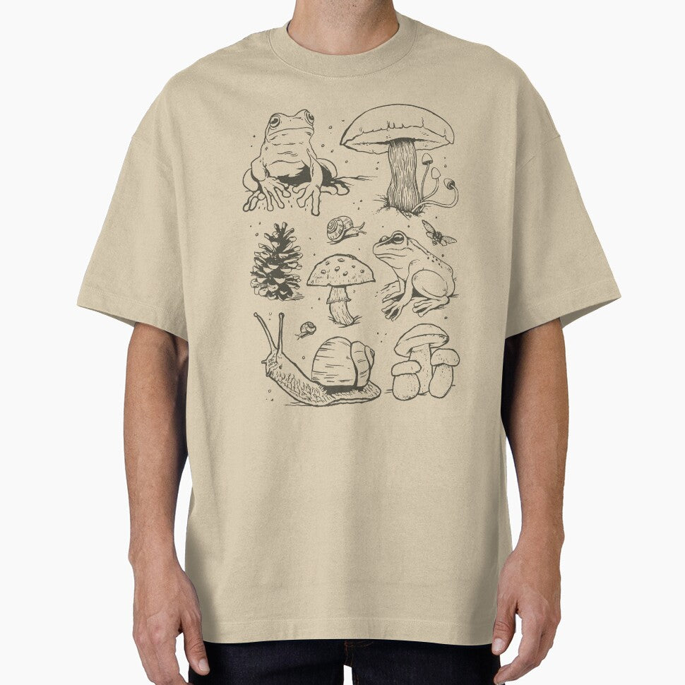 Cottagecore aesthetics for people who love frogs and nature. by Barb  Hamilton ⭐⭐⭐⭐⭐ T-Shirts, Hoodie, Sweatshirt (Image 1)