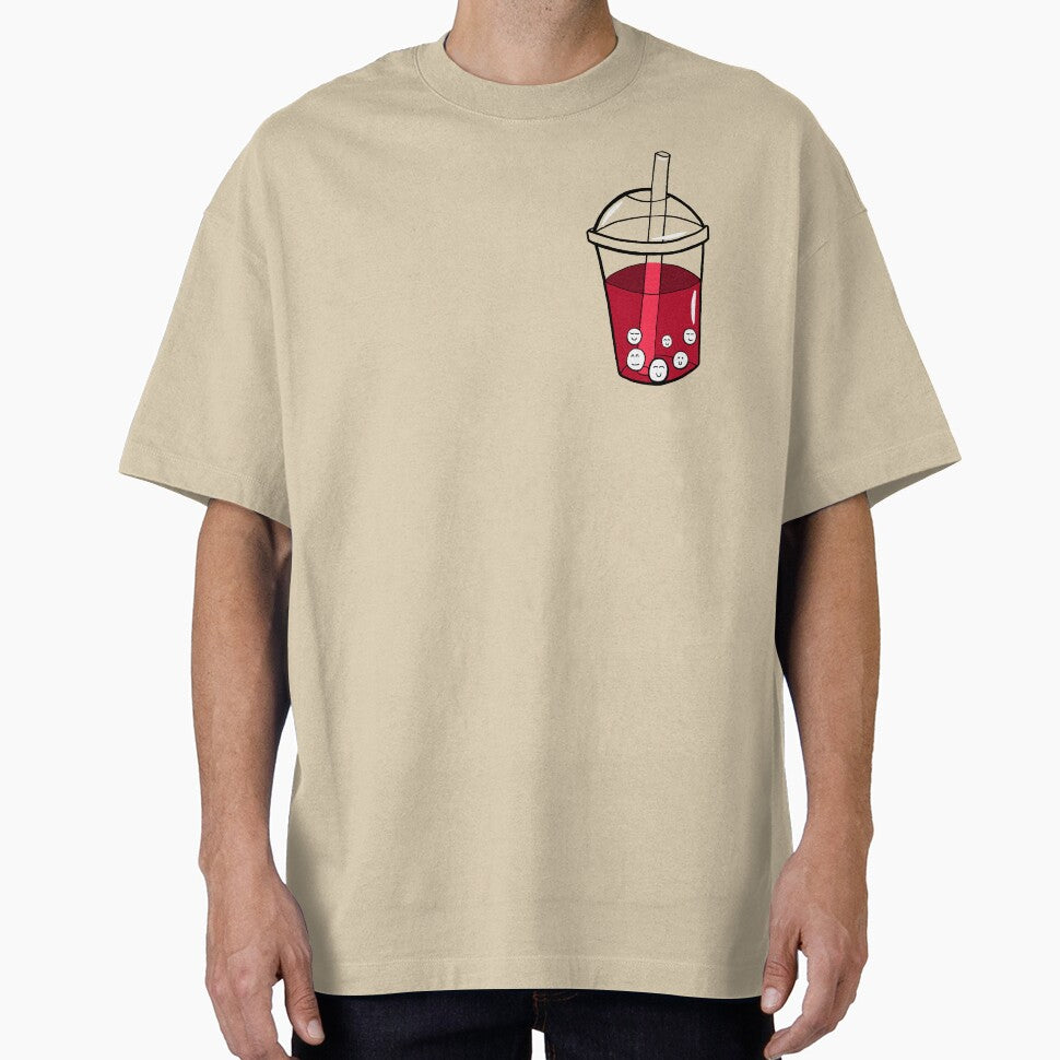 Bubble Tea Red | Boba Tea  | Bubble Tea Gift | Tapioca Balls | Cute Boba Tea by lozo828 T-Shirts, Hoodie,... (Image 1)