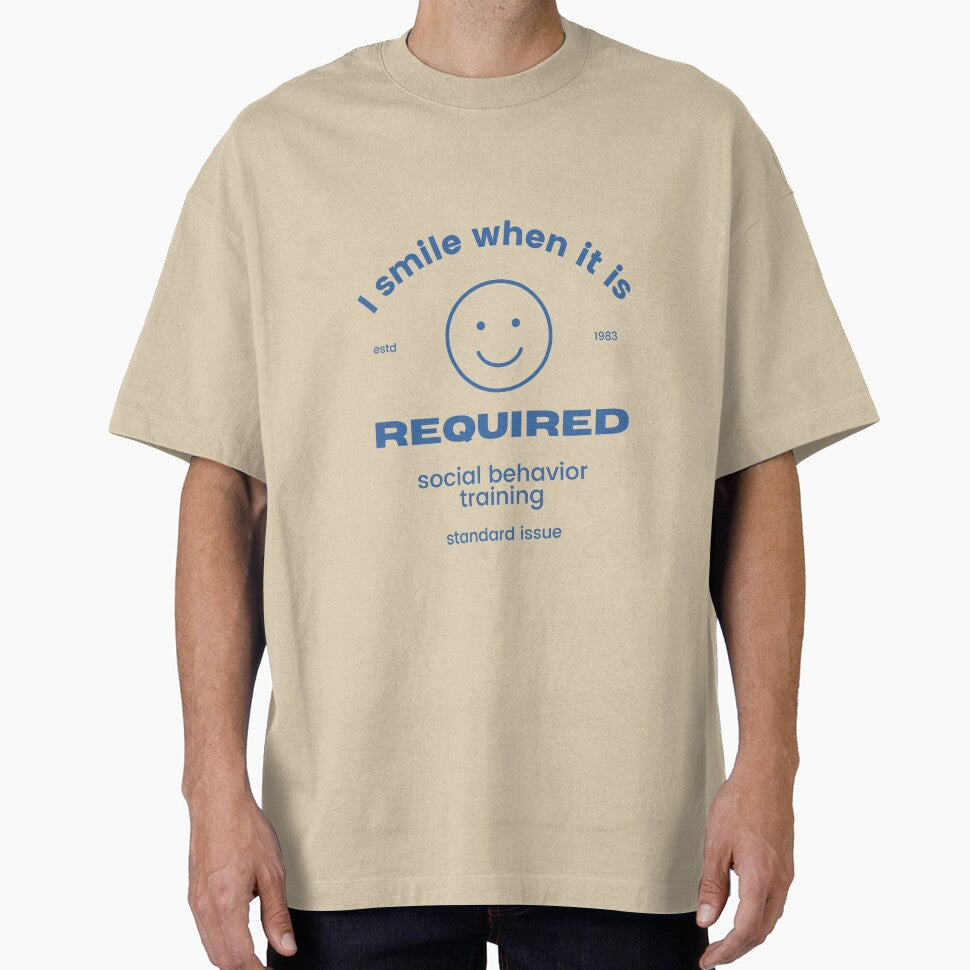 I smile when it is required by ninespring T-Shirts, Hoodie, Sweatshirt | BlankRebels.com (Image 1)