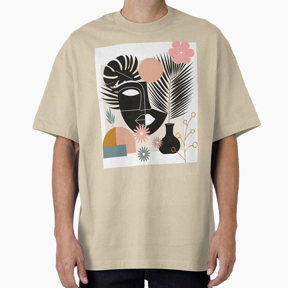 Boho Aesthetic Geometric Flowers by MarcelooArt T-Shirts, Hoodie, Sweatshirt | BlankRebels.com (Image 1)