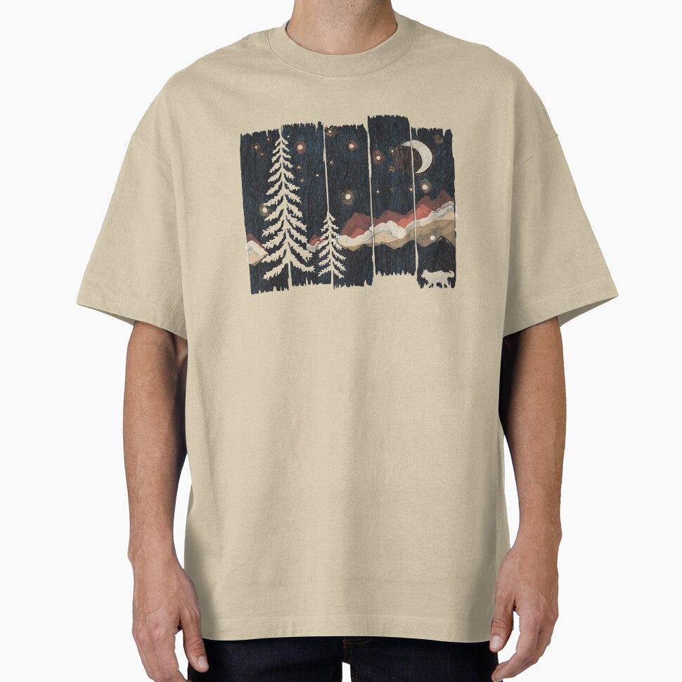Starry Night in the Mountains... by ndtank T-Shirts, Hoodie, Sweatshirt | BlankRebels.com (Image 1)