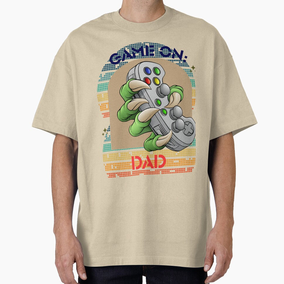 Game On: Dad Gamer Dad Birthday by UrbanStitchCreations T-Shirts, Hoodie, Sweatshirt | BlankRebels.com (Image 1)