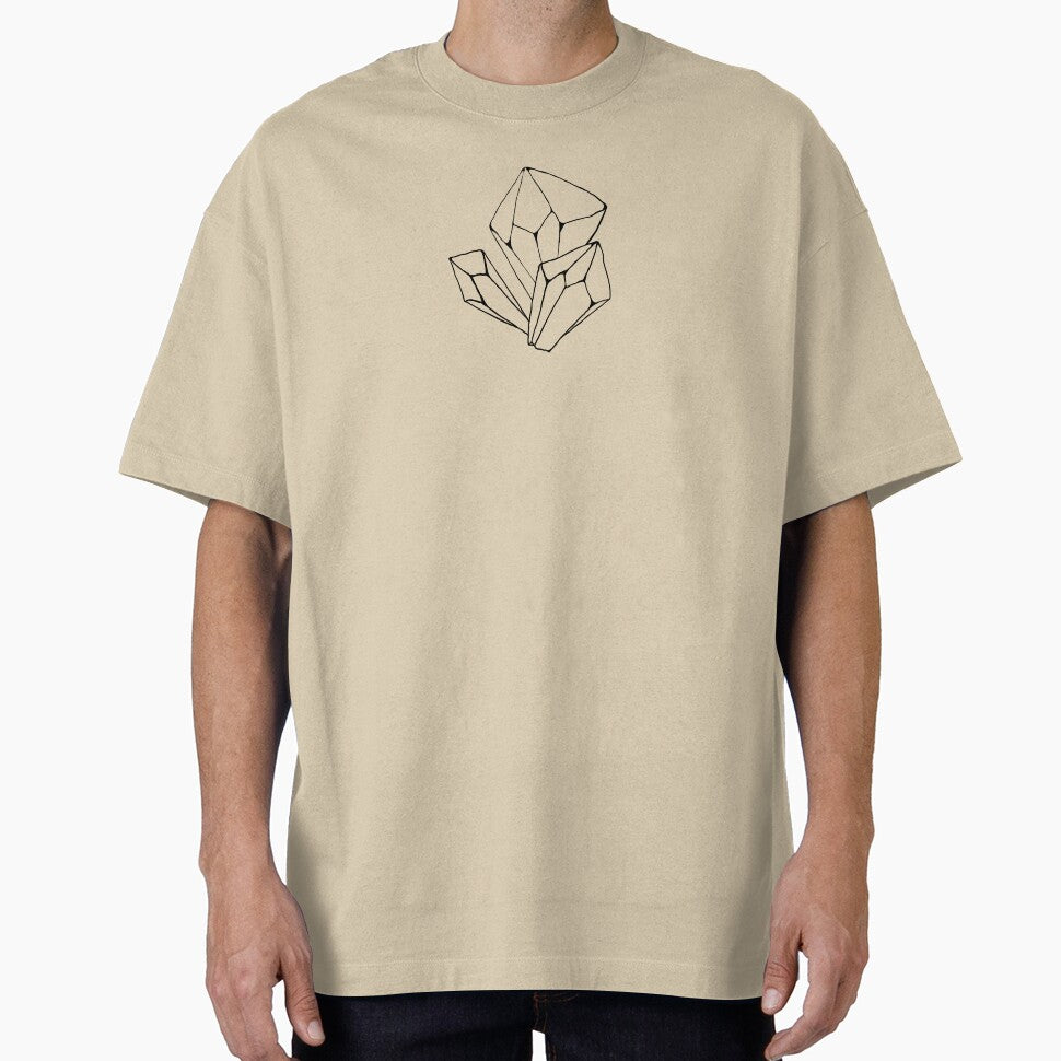 Crystal cluster | Hand-drawn | Crystal illustration | Crystal doodle by KatieCrommett T-Shirts, Hoodie, Sweatshirt (Image 1)