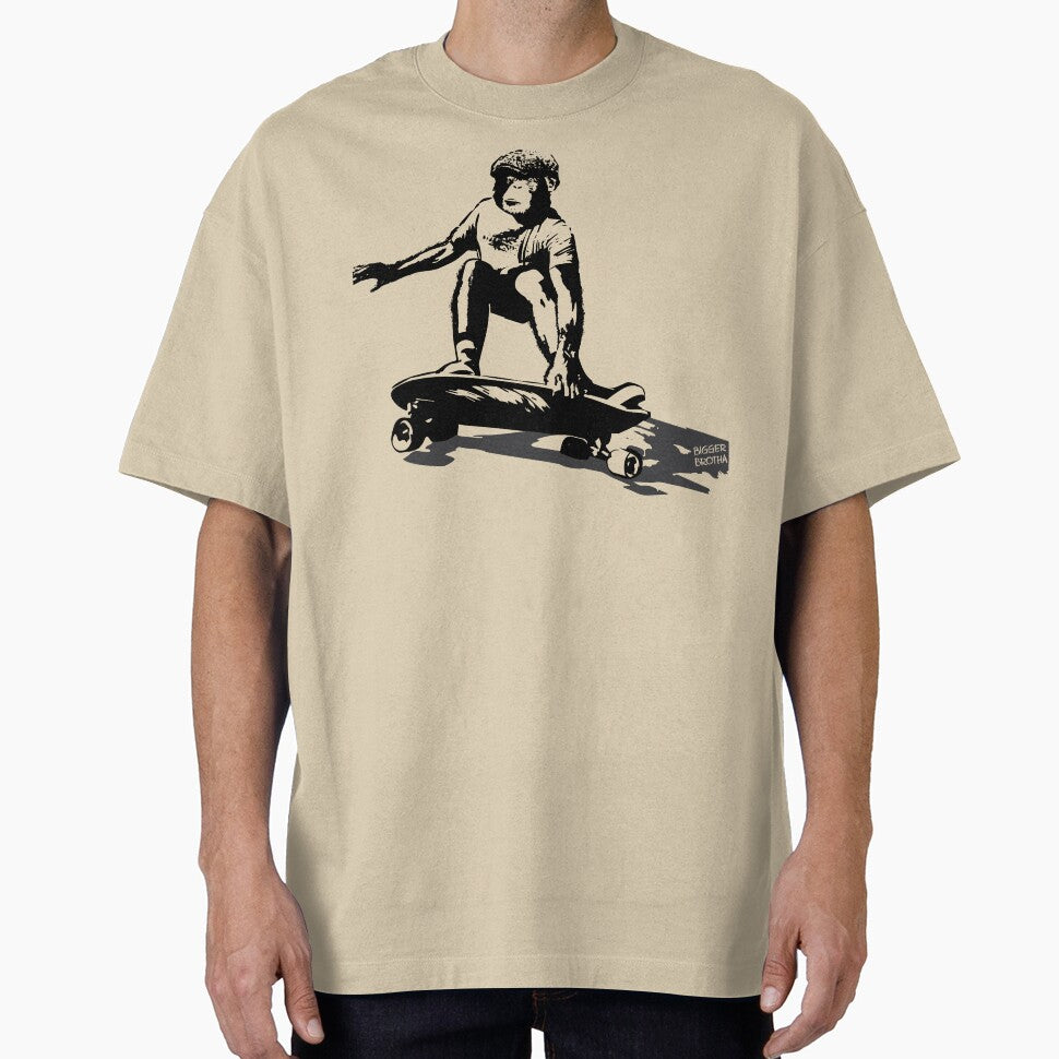 Skateboard Monkey by BiggerBrotha T-Shirts, Hoodie, Sweatshirt | BlankRebels.com (Image 1)