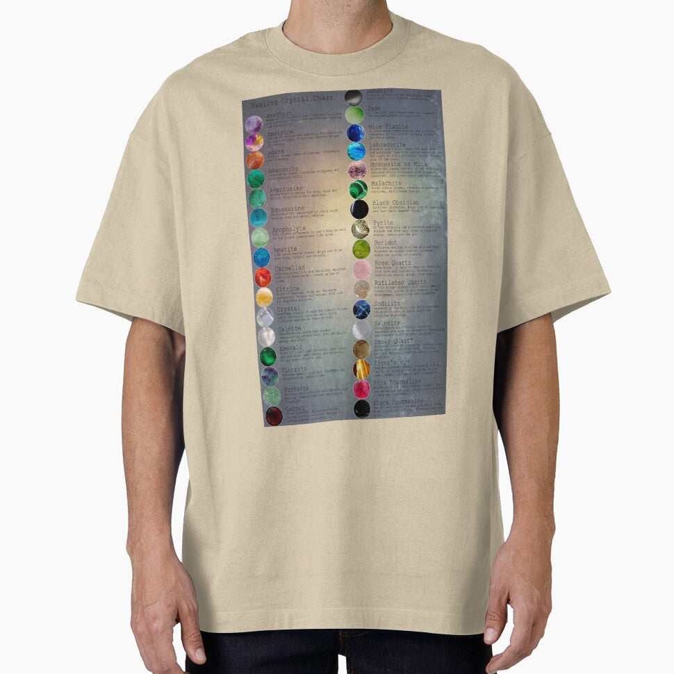 Healing Crystal Chart T-Shirts, Hoodie, Sweatshirt