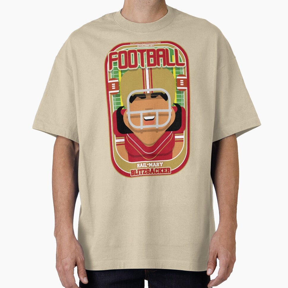 American Football Red and Gold - Hail-Mary Blitzsacker - Indie version by boxedspaper T-Shirts, Hoodie, Sweatshirt (Image 1)