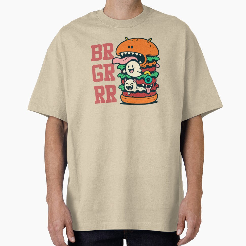 Spooky halloween monster burger. by Witch Cat T-Shirts, Hoodie, Sweatshirt | BlankRebels.com (Image 1)