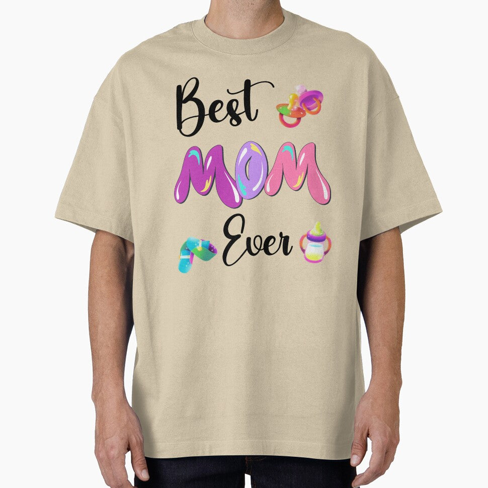 Best Mom Ever Shirt/ Mom Sweatshirt/ Mothers Day Gifts/Best Mom Apron/ Baby Shower T-Shirt Gift by KingdomKubs... (Image 1)