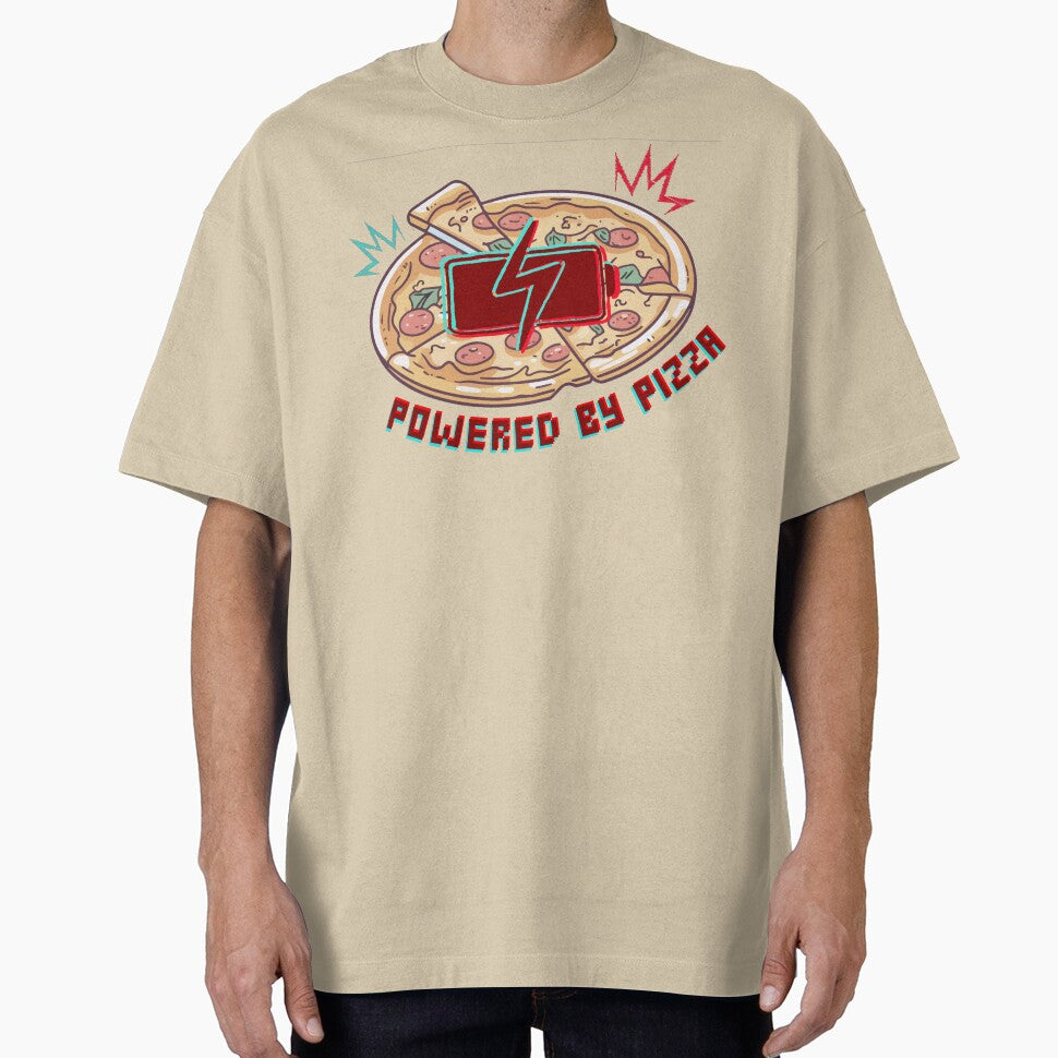 Powered by Pizza — Pizza Decor by CanvasCoreArt T-Shirts, Hoodie, Sweatshirt | BlankRebels.com (Image 1)