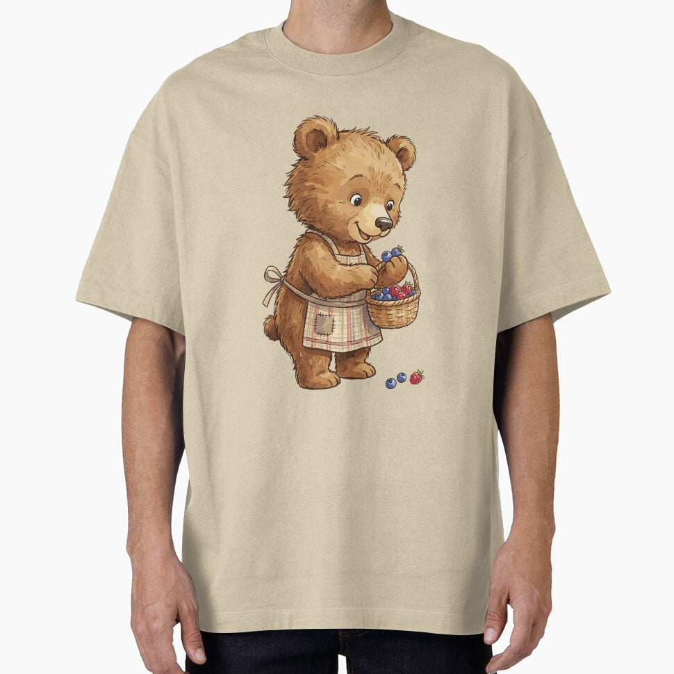 Magical Cottagecore: The Berry Basket Bear by bapupa T-Shirts, Hoodie, Sweatshirt | BlankRebels.com (Image 1)