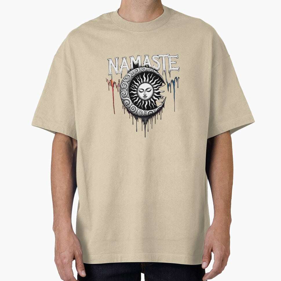 Mystic Celestial Namaste Sun and Moon by Posiheal26 T-Shirts, Hoodie, Sweatshirt | BlankRebels.com (Image 1)