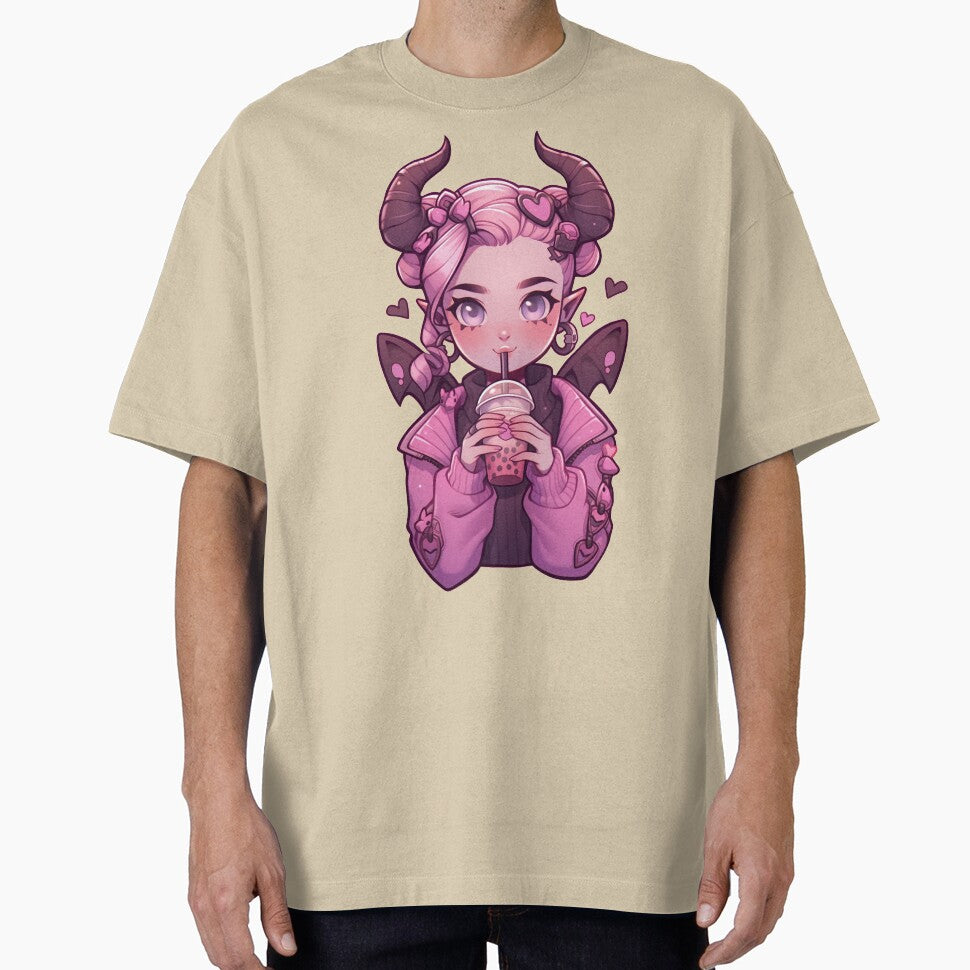 Lily, the bubble tea succubus by A-Artistries T-Shirts, Hoodie, Sweatshirt | BlankRebels.com (Image 1)