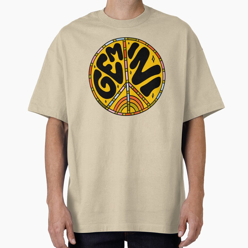 Gemini Peace Sign by doodlebymeg T-Shirts, Hoodie, Sweatshirt | BlankRebels.com (Image 1)