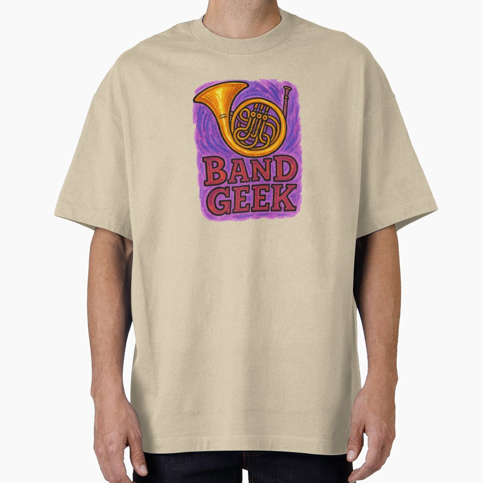 French Horn Band Geek by Boog Monst T-Shirts, Hoodie, Sweatshirt | BlankRebels.com (Image 1)