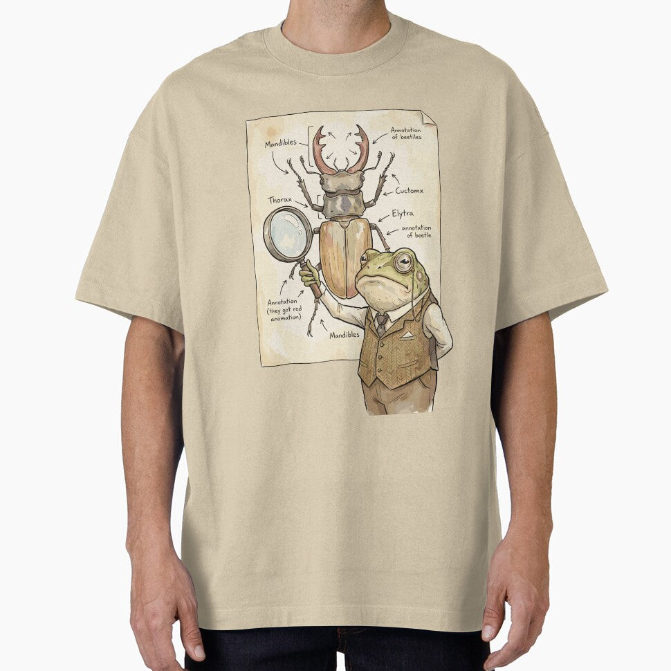 Scholarly Dark Academia: Anatomy Diagram Frog by bapupa T-Shirts, Hoodie, Sweatshirt | BlankRebels.com (Image 1)
