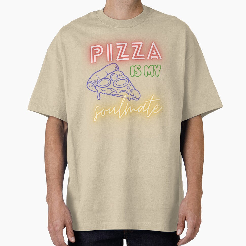 Pizza Is My Soulmate – Funny Pizza Lover Quote Design by Marszalotka T-Shirts, Hoodie, Sweatshirt | BlankRebels.com (Image 1)