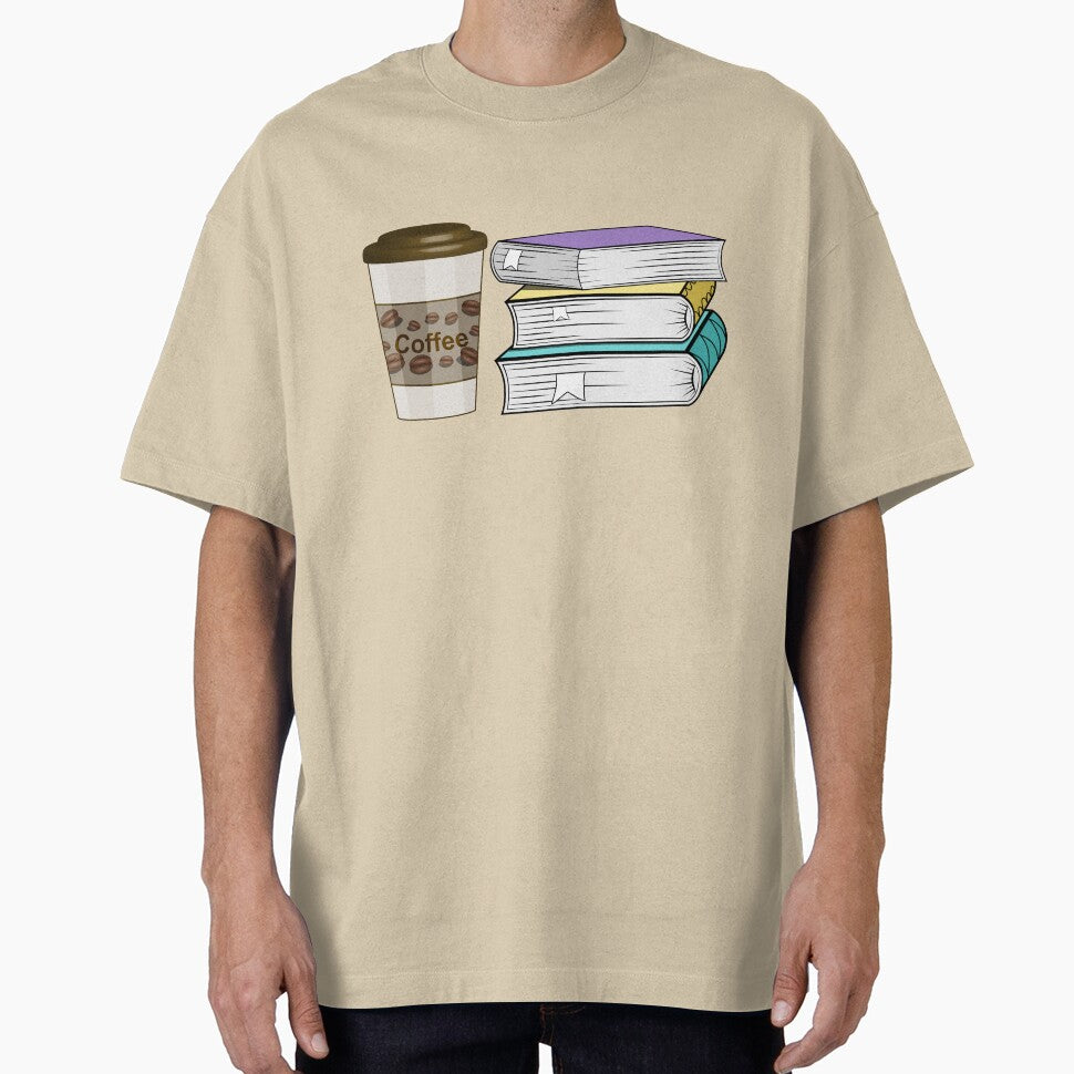 Coffee And Books by Ayesha Saleem T-Shirts, Hoodie, Sweatshirt | BlankRebels.com (Image 1)