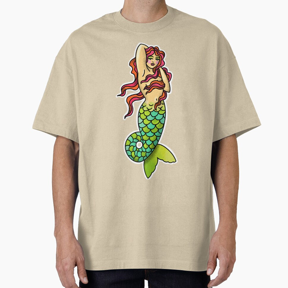 Mermaid tattoo, neotraditional style by weilertsen T-Shirts, Hoodie, Sweatshirt | BlankRebels.com (Image 1)