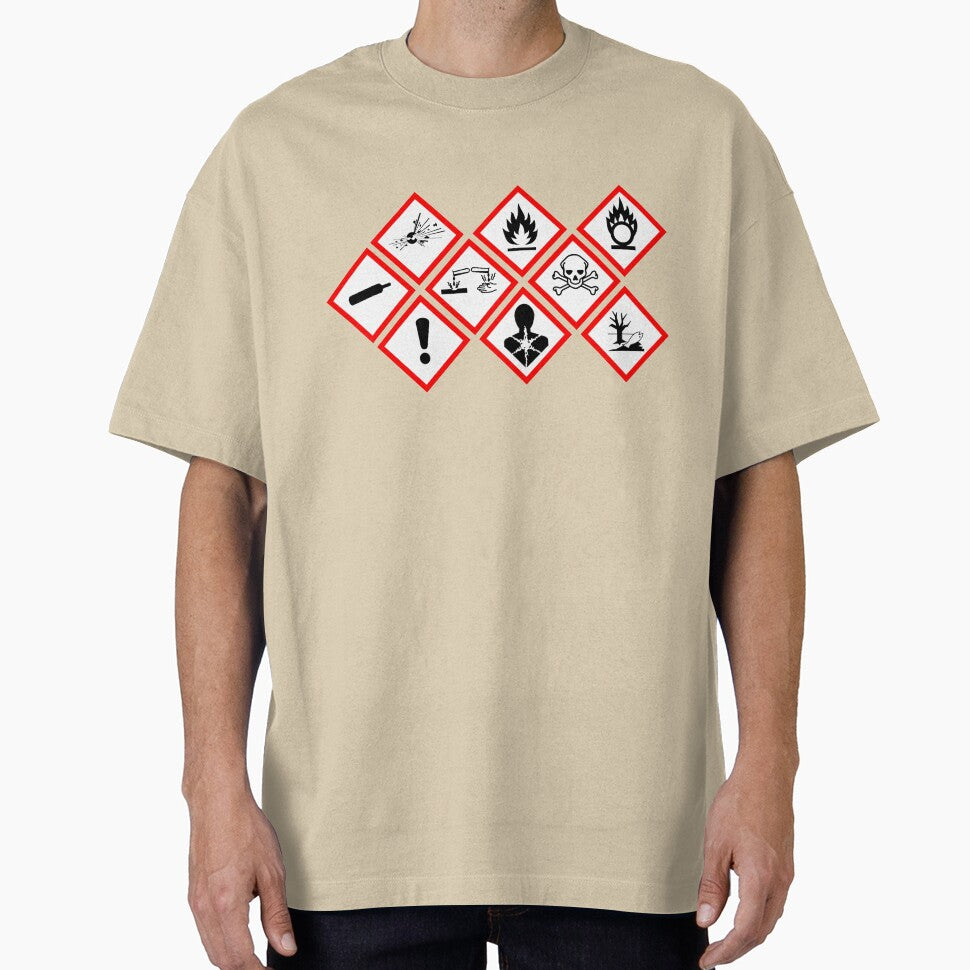 Hazard Symbols by ChemisTees T-Shirts, Hoodie, Sweatshirt | BlankRebels.com (Image 1)