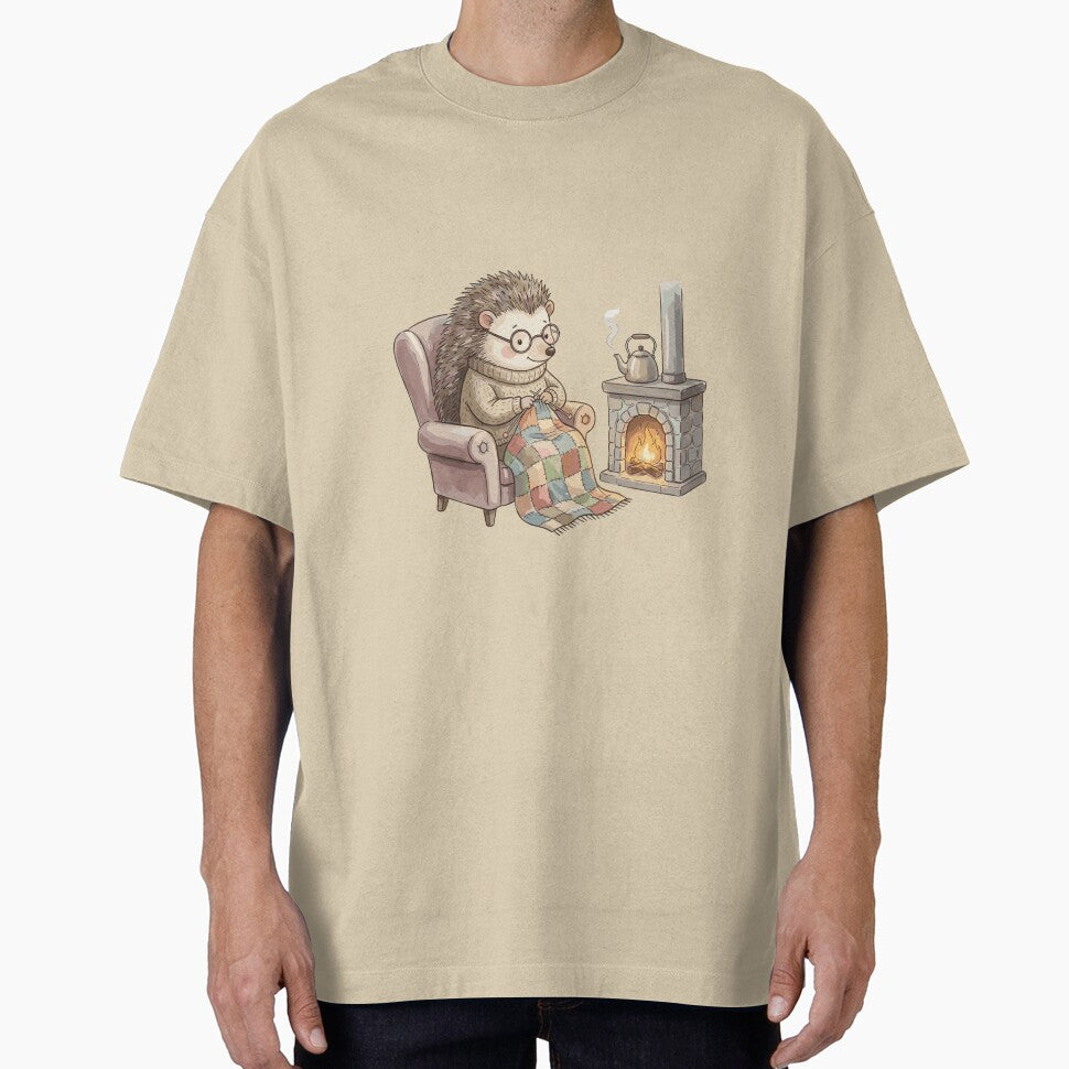 Magical Cottagecore: Hearthside Hedgehog by bapupa T-Shirts, Hoodie, Sweatshirt | BlankRebels.com (Image 1)