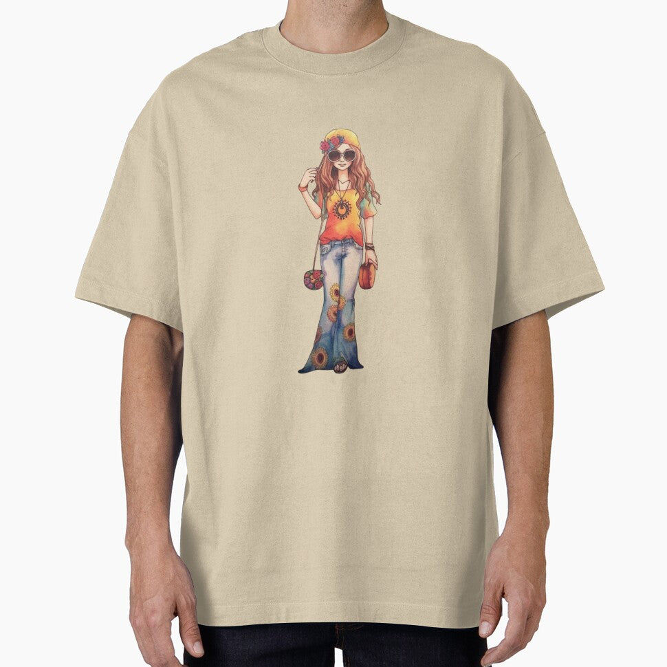 Cute Hippie Girl by Sketch-Shack T-Shirts, Hoodie, Sweatshirt | BlankRebels.com (Image 1)