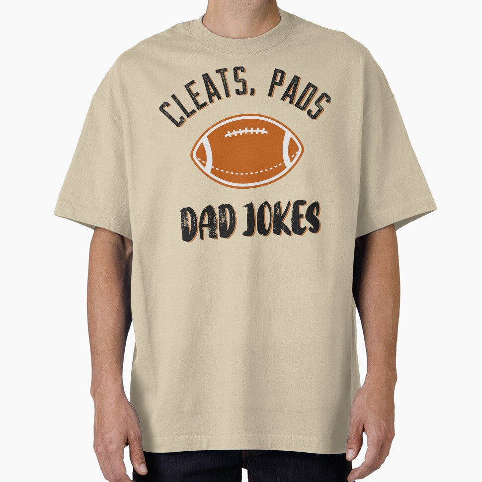 Cleats, Pads, Dad Jokes by SuperstyleTees T-Shirts, Hoodie, Sweatshirt | BlankRebels.com (Image 1)