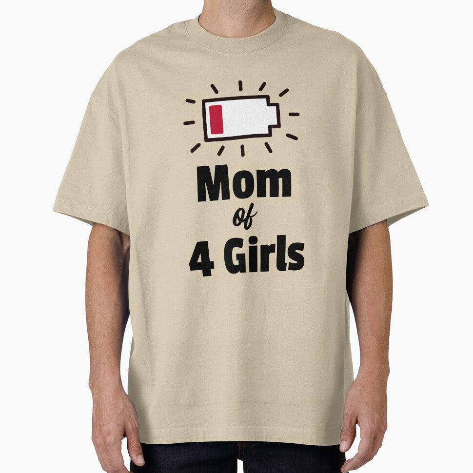Mom of 4 Girls by 87-Aesthetics T-Shirts, Hoodie, Sweatshirt | BlankRebels.com (Image 1)