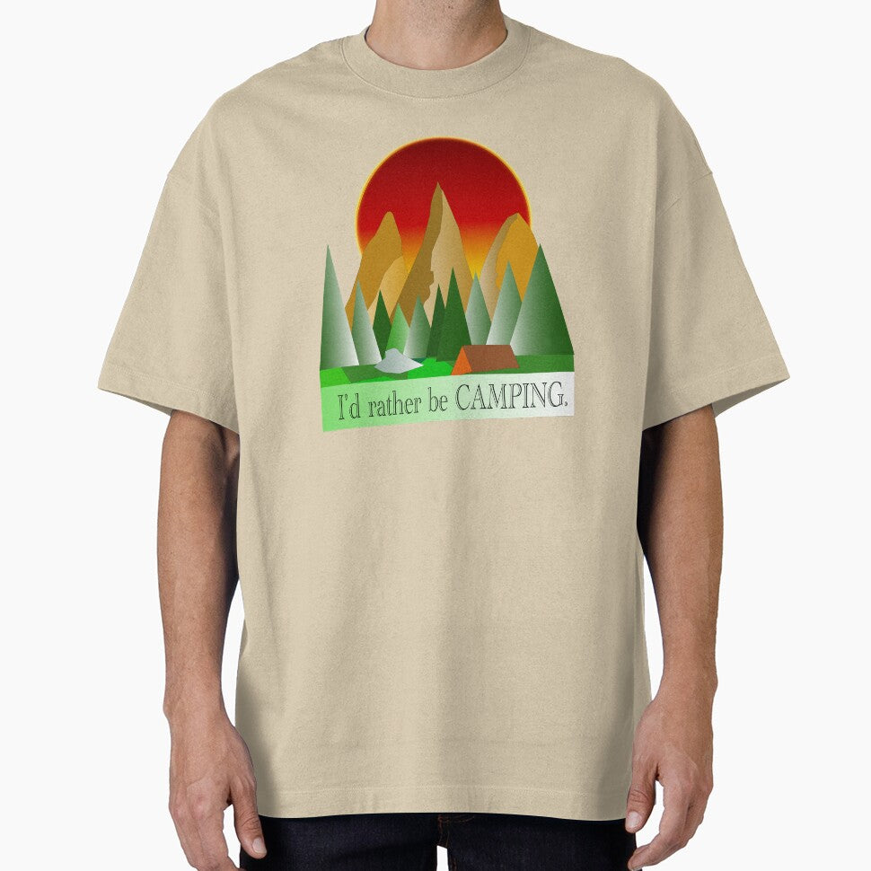 I'd Rather Be Camping by EdwardMonet T-Shirts, Hoodie, Sweatshirt | BlankRebels.com (Image 1)