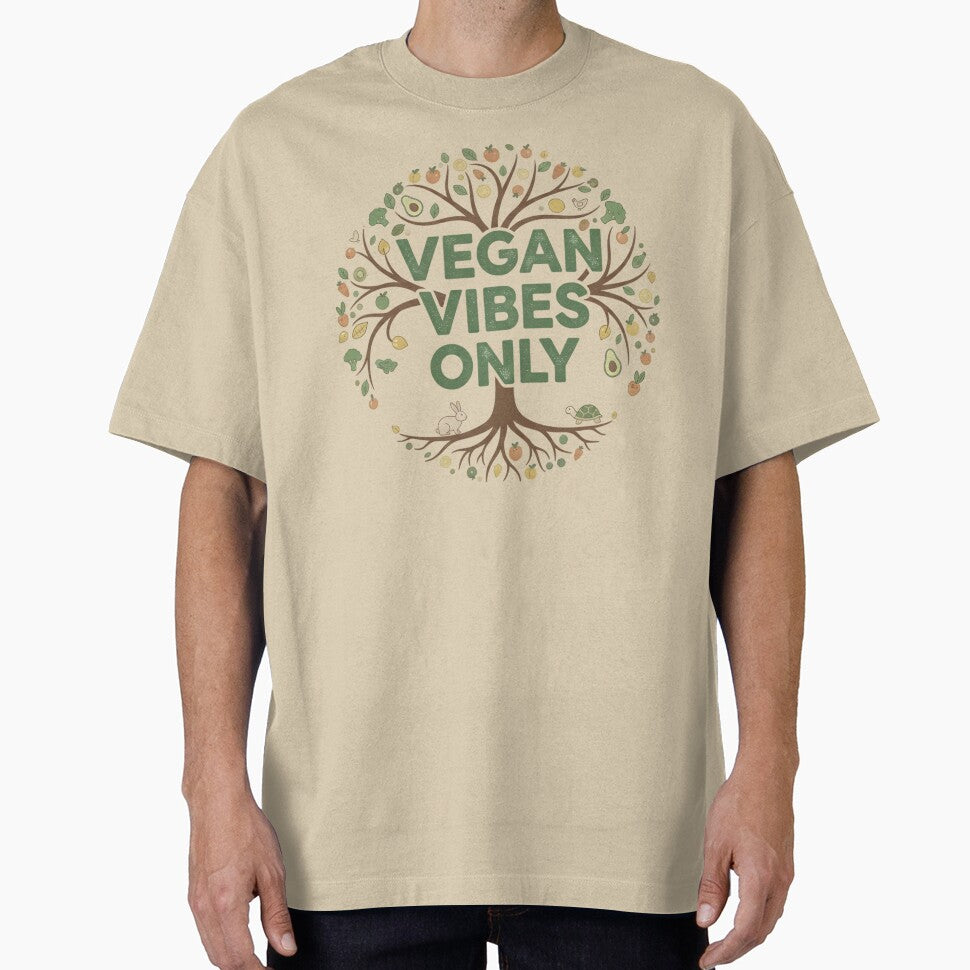 Vegan Vibes Only by musthavewords T-Shirts, Hoodie, Sweatshirt | BlankRebels.com (Image 1)