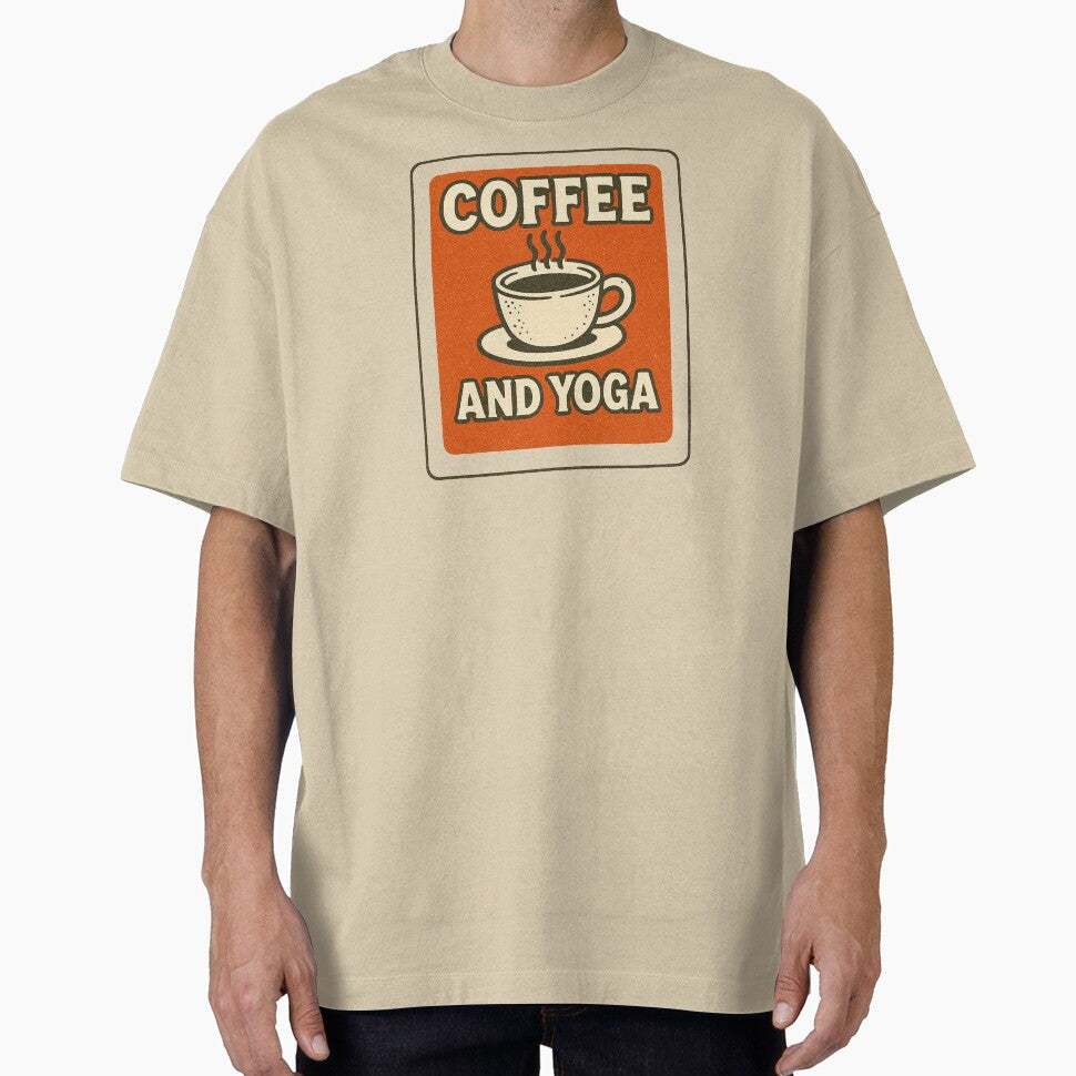 Coffee and Yoga by Boog Monst T-Shirts, Hoodie, Sweatshirt | BlankRebels.com (Image 1)