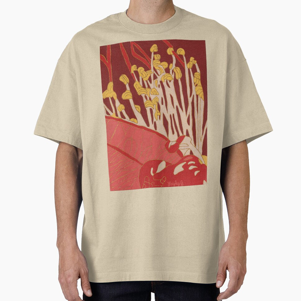 Golden Penda in Red Ochre - Australian flowers by hayleygpaints T-Shirts, Hoodie, Sweatshirt | BlankRebels.com (Image 1)