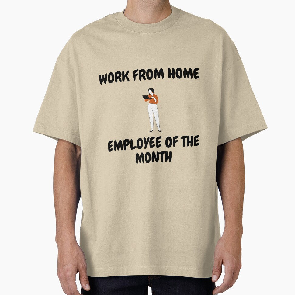 Work From Home Employee Of The Month Woman With A Laptop by LuckyKermit