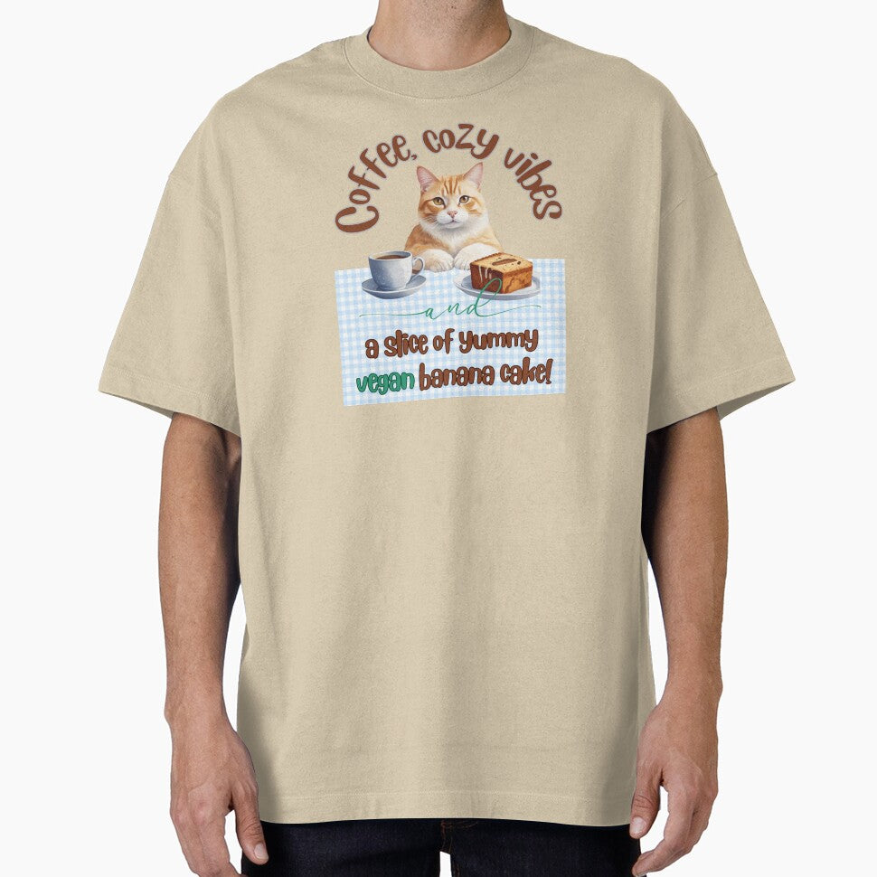 Coffee, Cozy Vibes & Vegan Banana Cake – Ginger Cat Design by TheBeeKindSpace