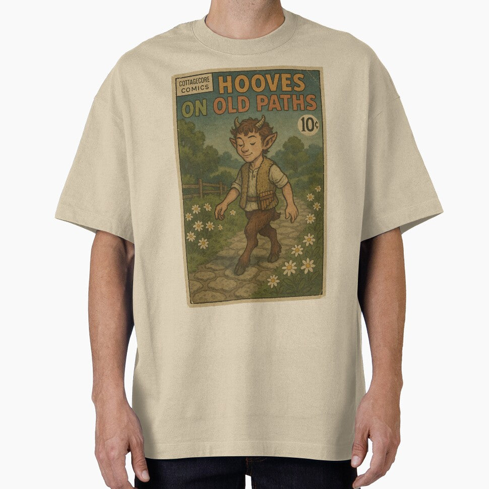 Whimsical Cottagecore Art: Hooves on old paths by bapupa T-Shirts, Hoodie, Sweatshirt | BlankRebels.com (Image 1)