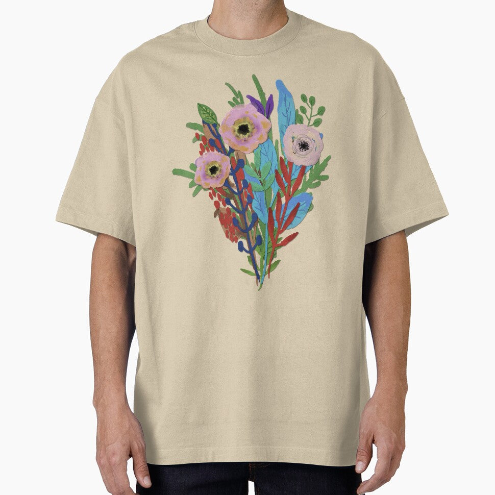 bouquet of colorful flowers and leaves by Pavnud T-Shirts, Hoodie, Sweatshirt | BlankRebels.com (Image 1)
