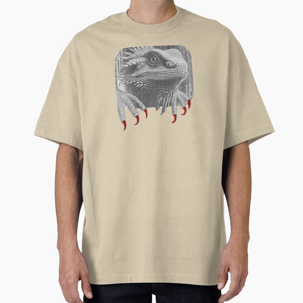 Vintage Matrix Style Bearded Dragon by HausKatz T-Shirts, Hoodie, Sweatshirt | BlankRebels.com (Image 1)