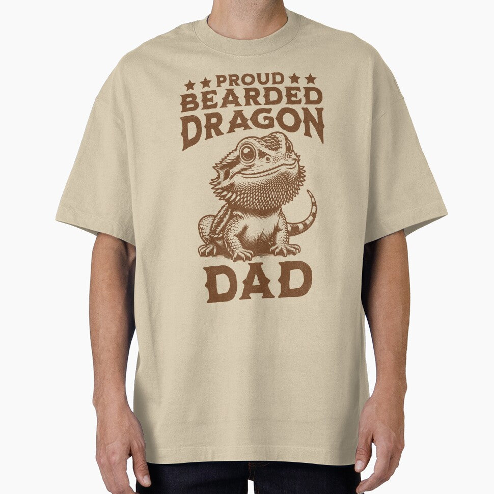 Proud Bearded Dragon Dad Reptile Lover by KLArtzStore T-Shirts, Hoodie, Sweatshirt | BlankRebels.com (Image 1)