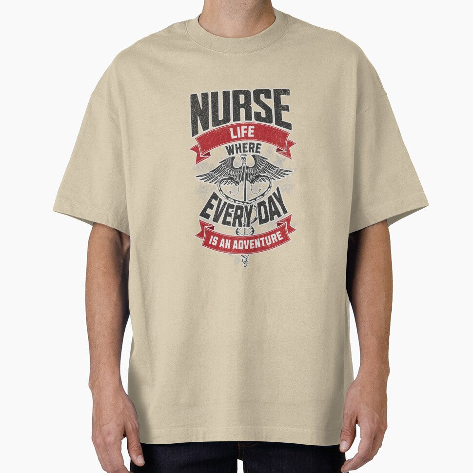 Nurse life: Where everyday is an adventure - Nurse Daily by CROWNLIGHT T-Shirts, Hoodie, Sweatshirt (Image 1)