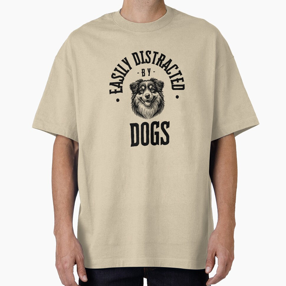 Easily distracted by dogs by BlackSheepC T-Shirts, Hoodie, Sweatshirt | BlankRebels.com (Image 1)