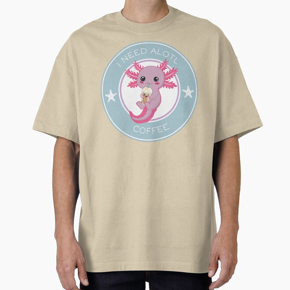 Axolotl Coffee by UtterlyCutterly T-Shirts, Hoodie, Sweatshirt | BlankRebels.com (Image 1)