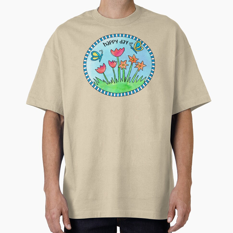 Happy Day Summer Watercolor Design by creative321 T-Shirts, Hoodie, Sweatshirt | BlankRebels.com (Image 1)