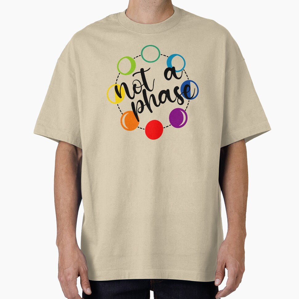 Not A Phase - Rainbow Moon Phases by Teamtsunami6 T-Shirts, Hoodie, Sweatshirt | BlankRebels.com (Image 1)