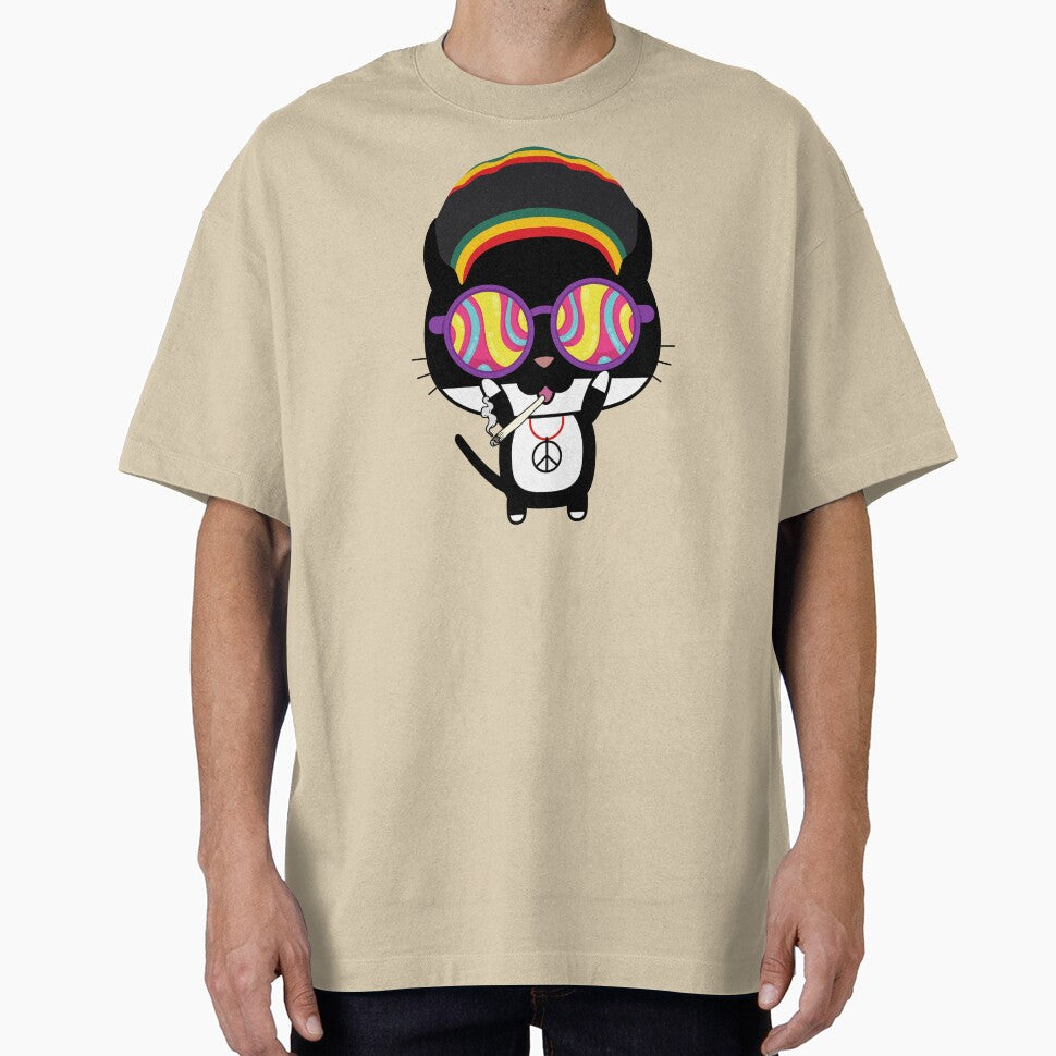 Hippie Cat by Dragonheart401 T-Shirts, Hoodie, Sweatshirt | BlankRebels.com (Image 1)